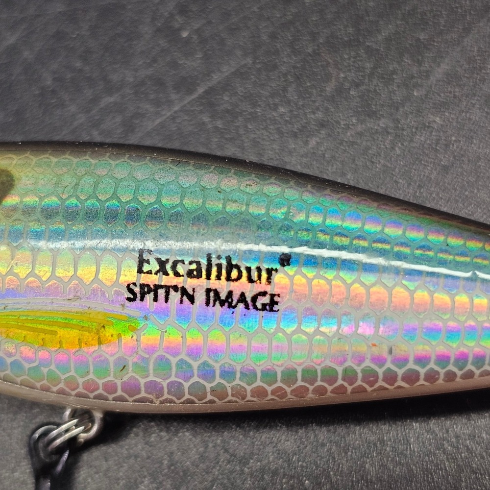 Excalibur Spit'n Image Bill Dance Topwater Fishing Lure Holographic Shad 3.25"